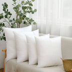 18"x18" Outdoor Pillow Inserts, Water Resistant Throw Pillow Inserts, Cushion Inner Pads for Patio, Furniture, Sofa, Bed, Living Room, Garden Decorative Waterproof Pillow Inserts
