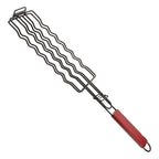 Outdoor Grill Basket with Non- Handle and Mesh for Grilling Sausages, Vegetables, and More