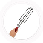 Outdoor Grill Basket with Non- Handle and Mesh for Grilling Sausages, Vegetables, and More