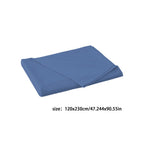 Simple Deluxe Queen Sheet Only, Deep Pocket Breathable & Cooling Bed Sheets, Easy Care Cotton Microfiber Bedsheets, Easy-Fit, Hotel Luxury Style Smooth Wrinkle Resistant Bedding, Blue