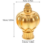Acrylic Curtain Rod Finials 6 Pcs Golden for 26-28mm Window Rods