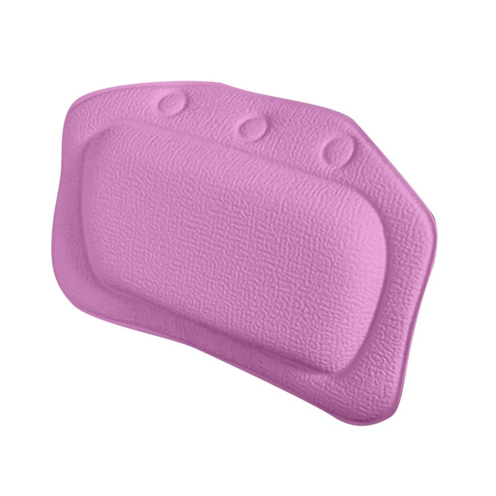 Bath Pillow, Bathtub Pillow with Non-Slip Suction C, Soft 3D PVC Foam Pillow, Bathtub Pillows for Tub Neck and Back Support, Extra Thick and Soft Pillow for Bath Spa Swimming Pool, Orang