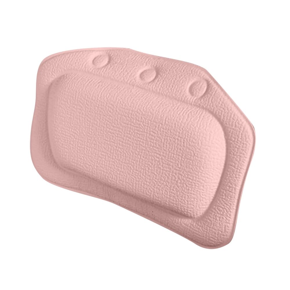 Bath Pillow, Bathtub Pillow with Non-Slip Suction C, Soft 3D PVC Foam Pillow, Bathtub Pillows for Tub Neck and Back Support, Extra Thick and Soft Pillow for Bath Spa Swimming Pool, Orang