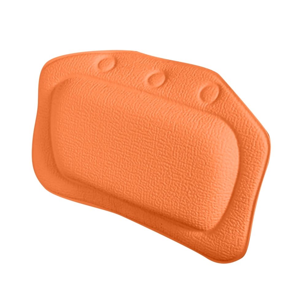Bath Pillow, Bathtub Pillow with Non-Slip Suction C, Soft 3D PVC Foam Pillow, Bathtub Pillows for Tub Neck and Back Support, Extra Thick and Soft Pillow for Bath Spa Swimming Pool, White
