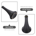 Black Ceramic Vase with Simple Design for Stylish Home Decor and Versatile Storage Solutions