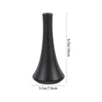 Black Ceramic Vase with Simple Design for Stylish Home Decor and Versatile Storage Solutions