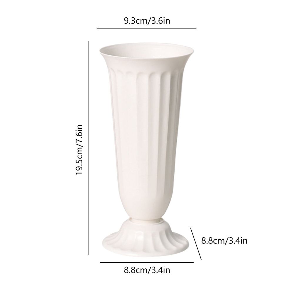 European Roman Plastic Flower Vase for Imitation Flower Arrangement Ideal Gardening Decoration Decorative Home Accent