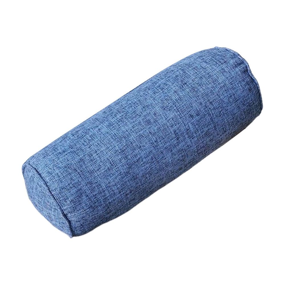 1 Pcs Rectangular Cushion Lumbar Support Pillow for Sofa and Bed, Decorative Throw Pillow with Patchwork Design, Colorful Cylindrical Bolster 40CM