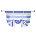 1 Roman Blind Beauty Roman Curtain Short Sheer Tie Up Window Balloon Shade Sheer