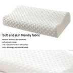 Pillows, Memory Foam Pillow for Side Sleepers (20"x12"), Cervical Pillow for Neck and Shoulder, Neck Pillow, Bed Pillow, White