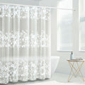 Waterproof Shower Liner, Heavy-Duty Clear Plastic Anti-Mould Bath Curtain, 72x72 Inch with 12 Hooks