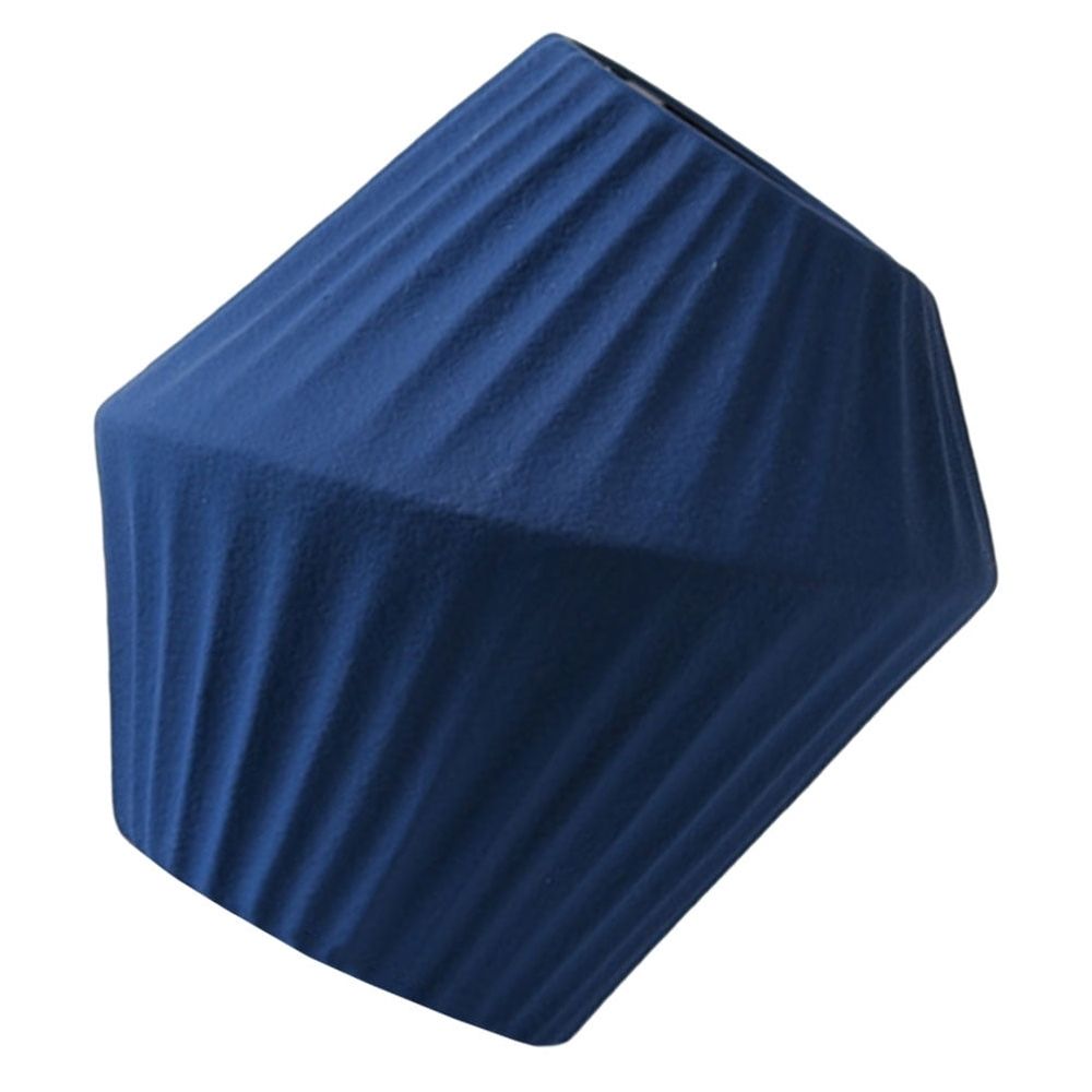 1Pc Premium Ceramics Vase Blue for Hydroponics and Flower Display