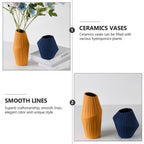 1Pc Premium Ceramics Vase Blue for Hydroponics and Flower Display