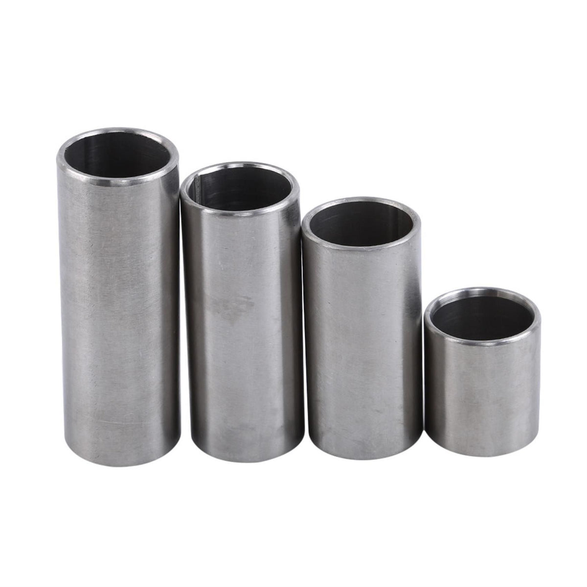4Pcs Guitar Slide Set, Stainless Steel Cylinder Tube Electric Guitar Slide Tone Bar Accessory Lap Steel Guitar Short Guitar Slide