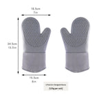 7PCS Oven Mitts and Pot Holders Sets - 480°F Heat Resistant Pot Holders and Oven Mitts, Extra Long Silicone Oven Mitts for Cooking, Non-Slip Oven Mitt with Soft Cotton Lining