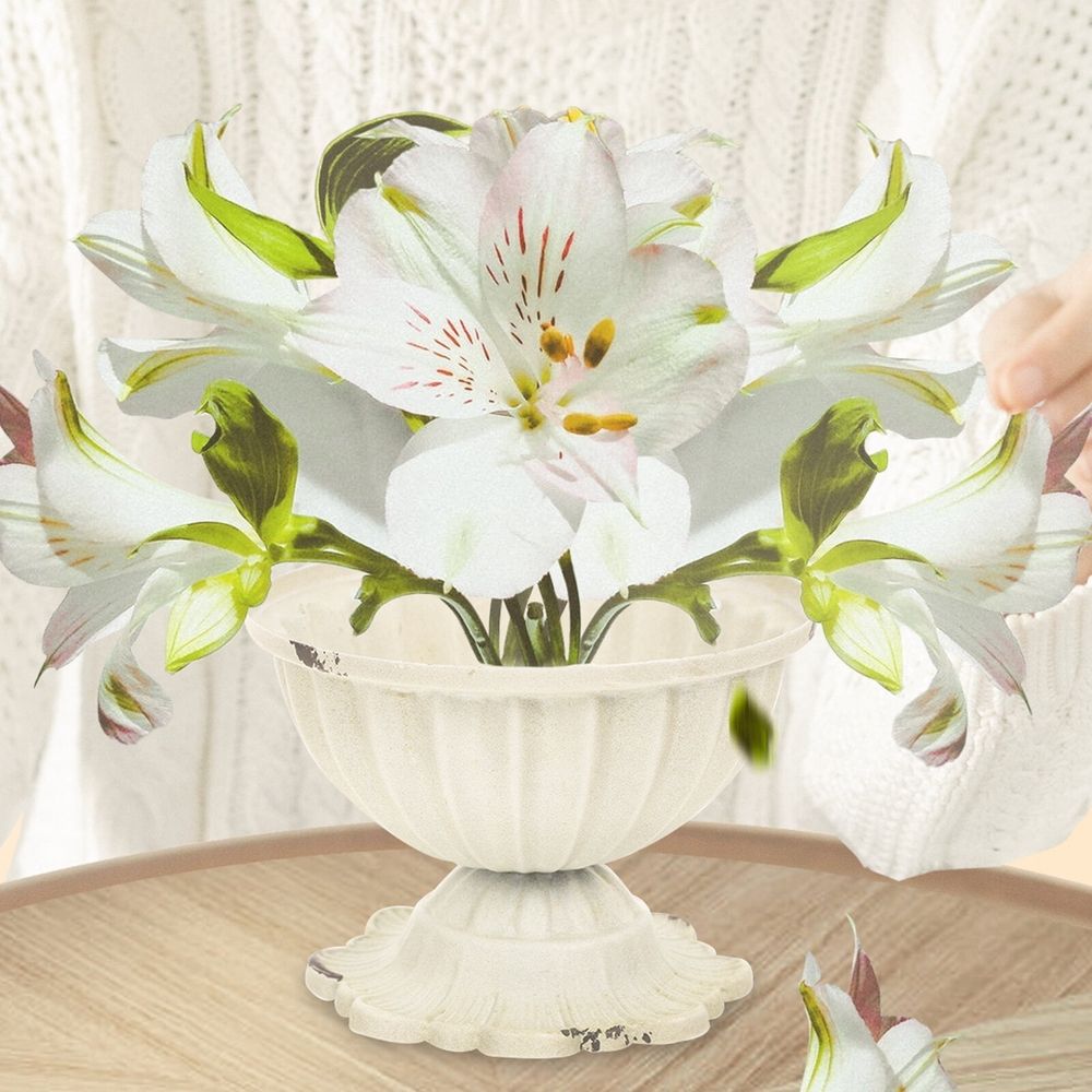 Flower Vase Floral Arrangement Container Fresh Dried Flower Storage Pot