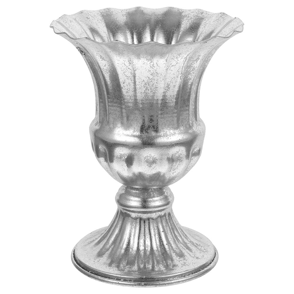 Metal Flower Pot Vintage Style Vase Metal Flowerpot Household Decorative Vase Garden Decor