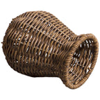 Rustic Style Vase Desktop Imitation Rattan Decorative Vase Flower Arrangement Vase