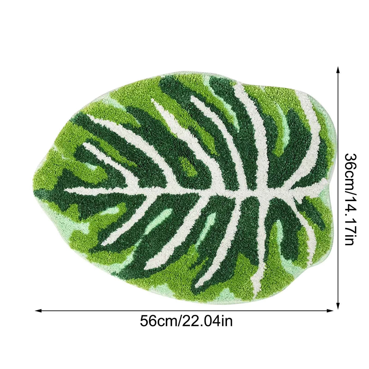 Bath Mat For Bathroom Green Boho Bathroom Rugs Non Slip Cute Leaves Small Bath Rug Soft Absorbent Washable Carpet For Tub Shower Doormat Decor Carpet