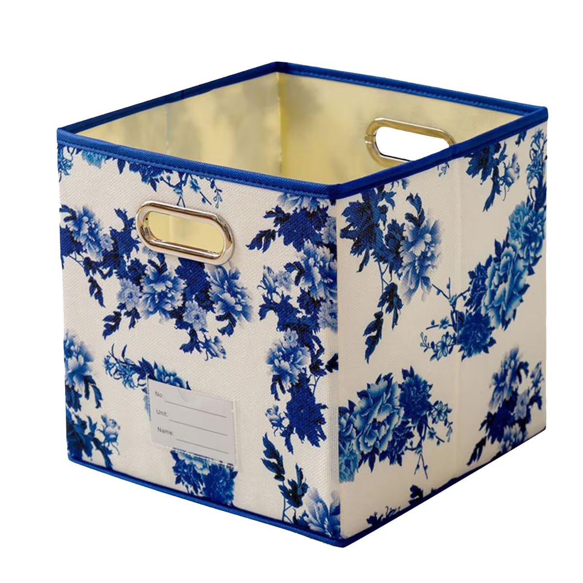 Gifts Storage Cube Bins Toy Boxes For Decoration Foldable Fabric Toy Chests Storage Gifts Organization Containers Blue Home Textile Storage