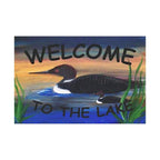 Area Rug Door Mats Lake Print Welcome Polyester Floor Mat