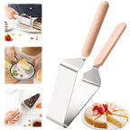 Cake Cutter, Stainless Steel Cake Knife and Server with Double Handle, Adjustable Cake Slicer for Cake Server, Pie Server,