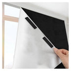 Blackout Curtains for Bedroom, 39" x 57" Temporary Blackout Shades for Windows, Portable Black Out Blinds Screen , Black Out Window Cover Film for Nursery Travel RV（There is only one curtain cloth）