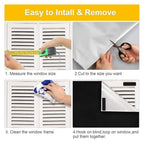Blackout Curtains for Bedroom, 39" x 57" Temporary Blackout Shades for Windows, Portable Black Out Blinds Screen , Black Out Window Cover Film for Nursery Travel RV（There is only one curtain cloth）