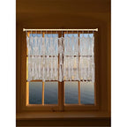 Macrame Curtains Valance with Bead for Kichen Boho Window Short Doorway Curtains Valance Wall Hanging Treatments Above Bed Decor for Bedroom Livingroom Kitchen Bathroom Wall Decor 47x22Inch