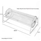 Universal Stainless Steel Rotisserie Grill French Fries Basket Fits for Any Gas Grill Raffle Drum Upgraded  Spinner Holds