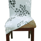 Dining Room Chair Covers for Dining Room Set of 4,Stretch Dining Chair Cover for Dining Room Kitchen Washable Removable(4Pack,Printed Leaf Pattern)