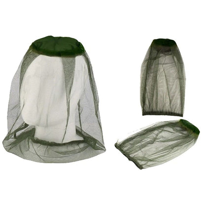 Mosquito Head Net for Insect, 6 Pack, Fly & Bug Protection | Ultra Large & Long, Extra Fine Holes for Camping, Hiking, Fishing, Gardening, Safari, Fits All Hats for Men & Women（Excluding hat）