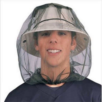 Mosquito Head Net for Insect, 6 Pack, Fly & Bug Protection | Ultra Large & Long, Extra Fine Holes for Camping, Hiking, Fishing, Gardening, Safari, Fits All Hats for Men & Women（Excluding hat）