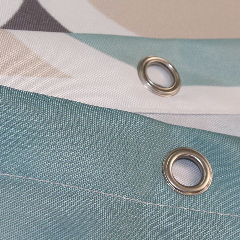 Home Universal Bathroom Fabric Shower Curtain for Men or Women: Muted Tones of Blue and Grey--180*200cm