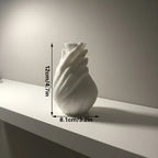 A Gentle Embrace from 3D Printing - White Vase