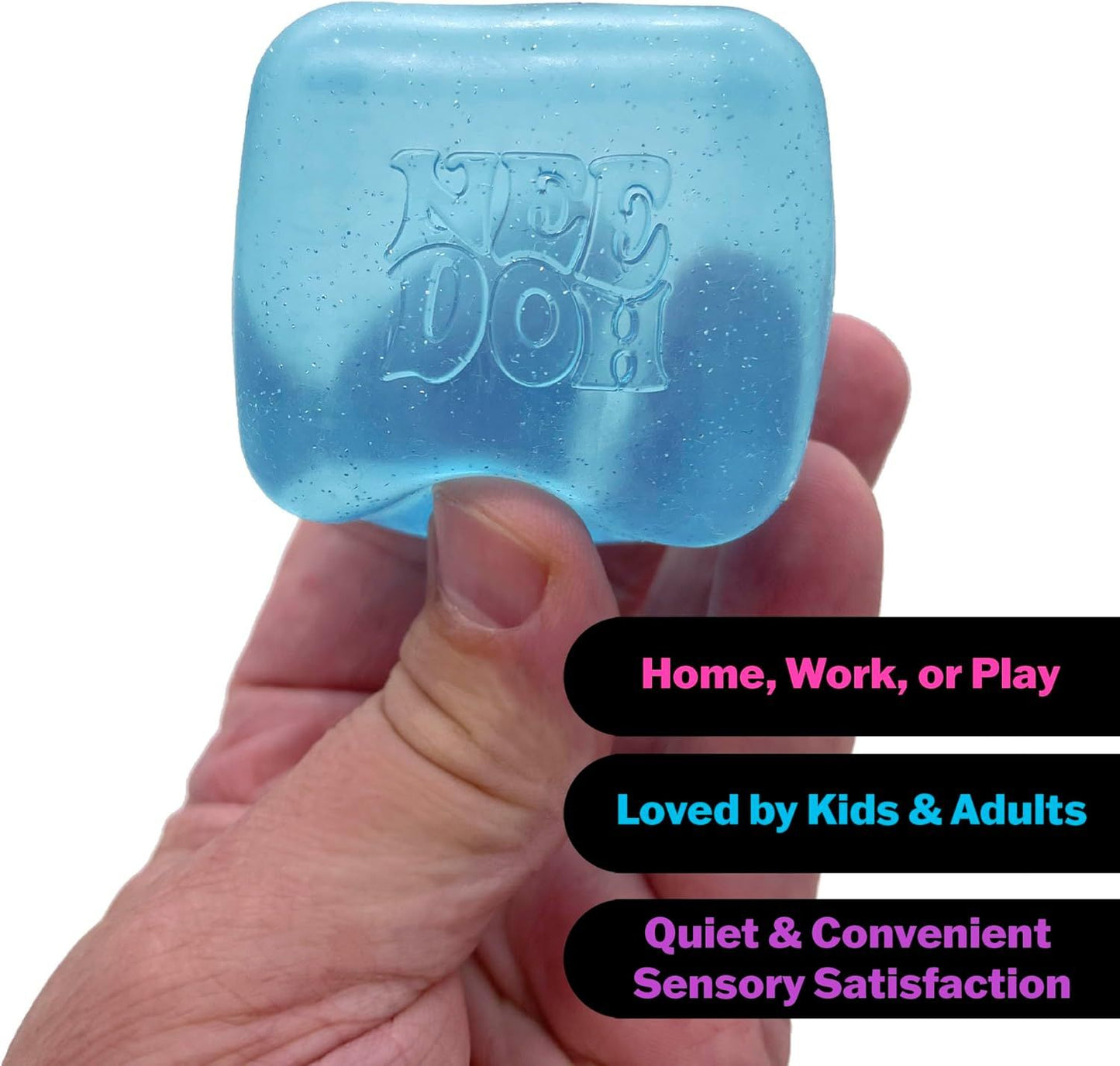 Cola Red Stress Cube Fidget Squishy Slow Rising Squeeze Toy, Fun Sensory Stress Ball for Kids Adults Teens