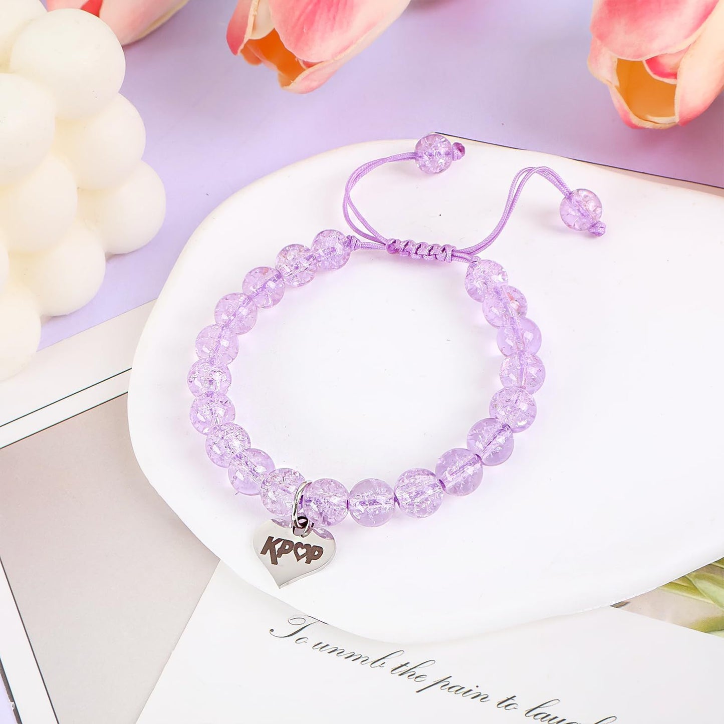 KPop Bracelet Merch Stuff,Kpop Demon Hunters Bracelet for Birthday,Christmas,Party,Gifts,Kpop Jewelry for Girls Women Daughter Sister Fans