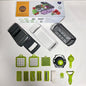 16-in-1 Vegetable Chopper (3 Blades+Spoon-shaped Tool)