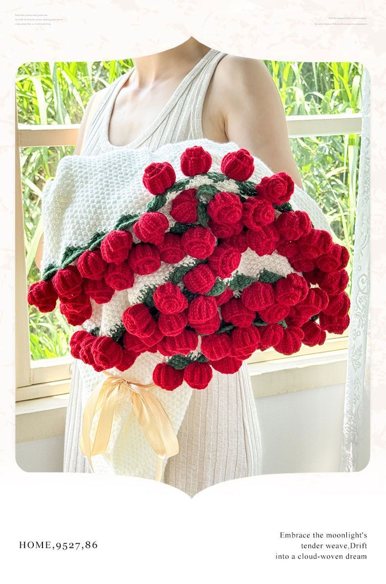 52 Pink Rose Blanket Diameter Approximately 110CM