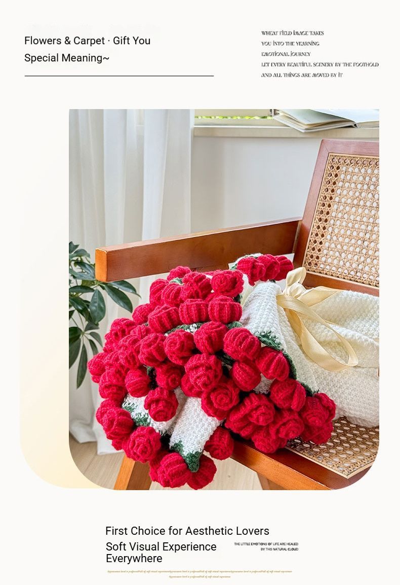 52 Pink Rose Blanket Diameter Approximately 110CM