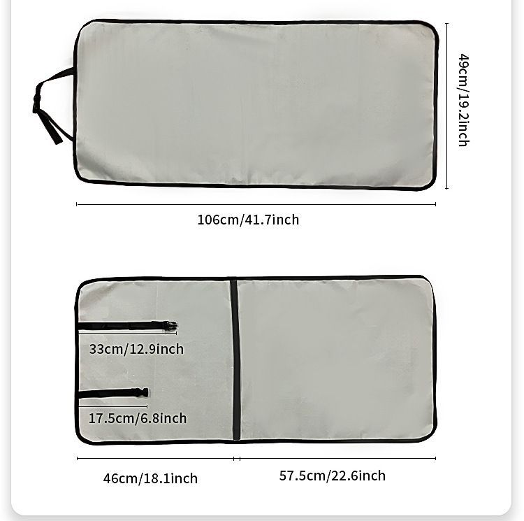 PetBlackBonePrintCarMat