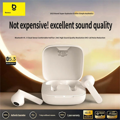 E16 Bluetooth headset-Beige