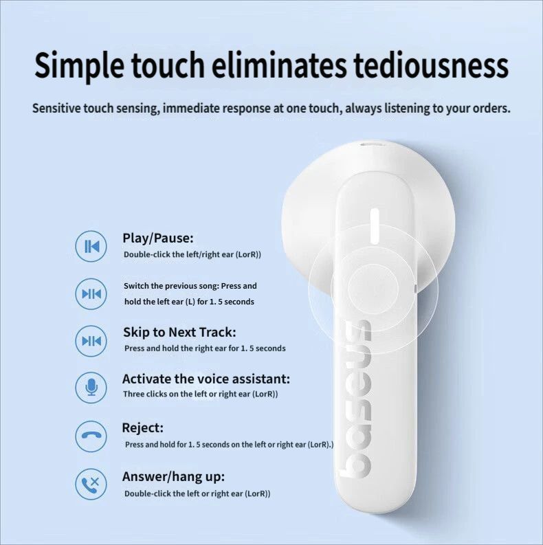 E16 Bluetooth headset-Beige