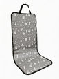 PetGrayBonePrintCarMat