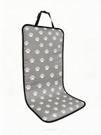 PetGrayPawPrintCarMat