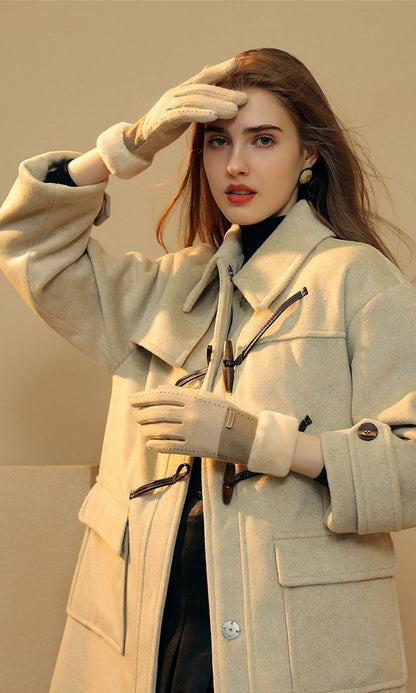 Ladies Winter Warm Cashmere Gloves DY43 Dai Yue Black