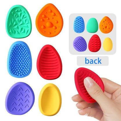 Musical Sensory Stone Toys - 8-piece Set
