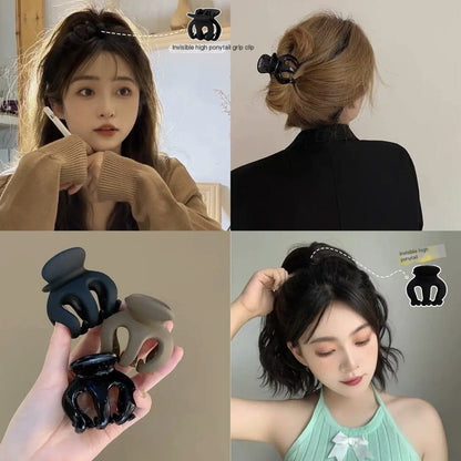 Pumpkin clasp hairpin accessory-MatteBlack