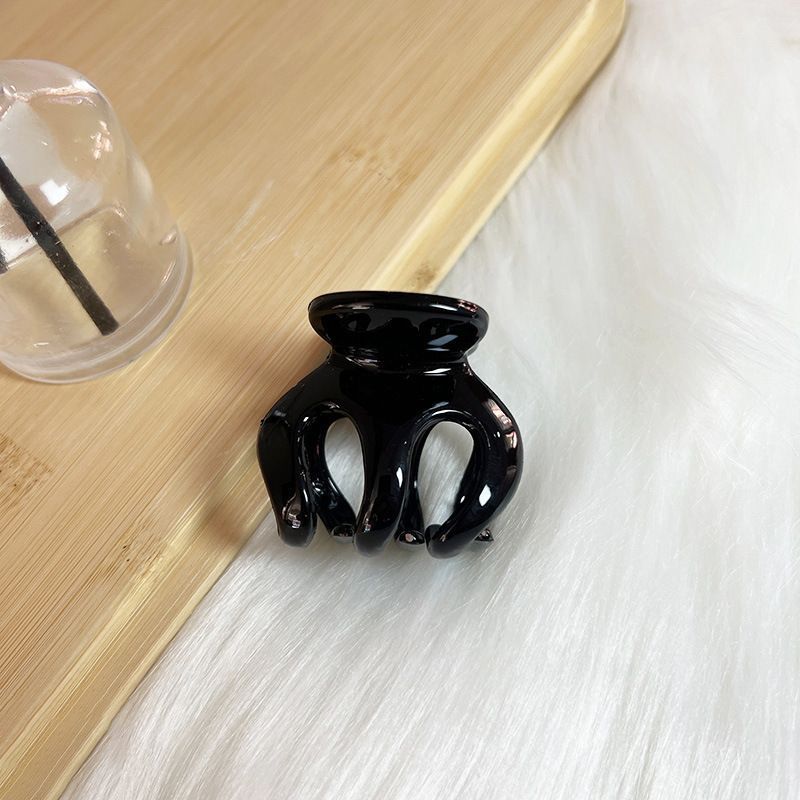 Pumpkin clasp hairpin accessory-MatteBlack