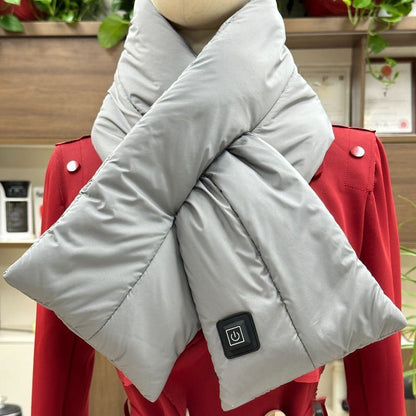 Rechargeable Thickened Heated Scarf Black